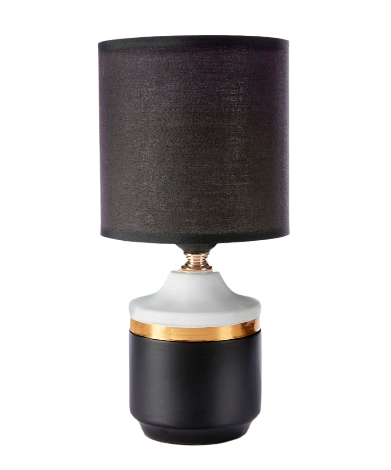 Mini Black and White Table Lamp