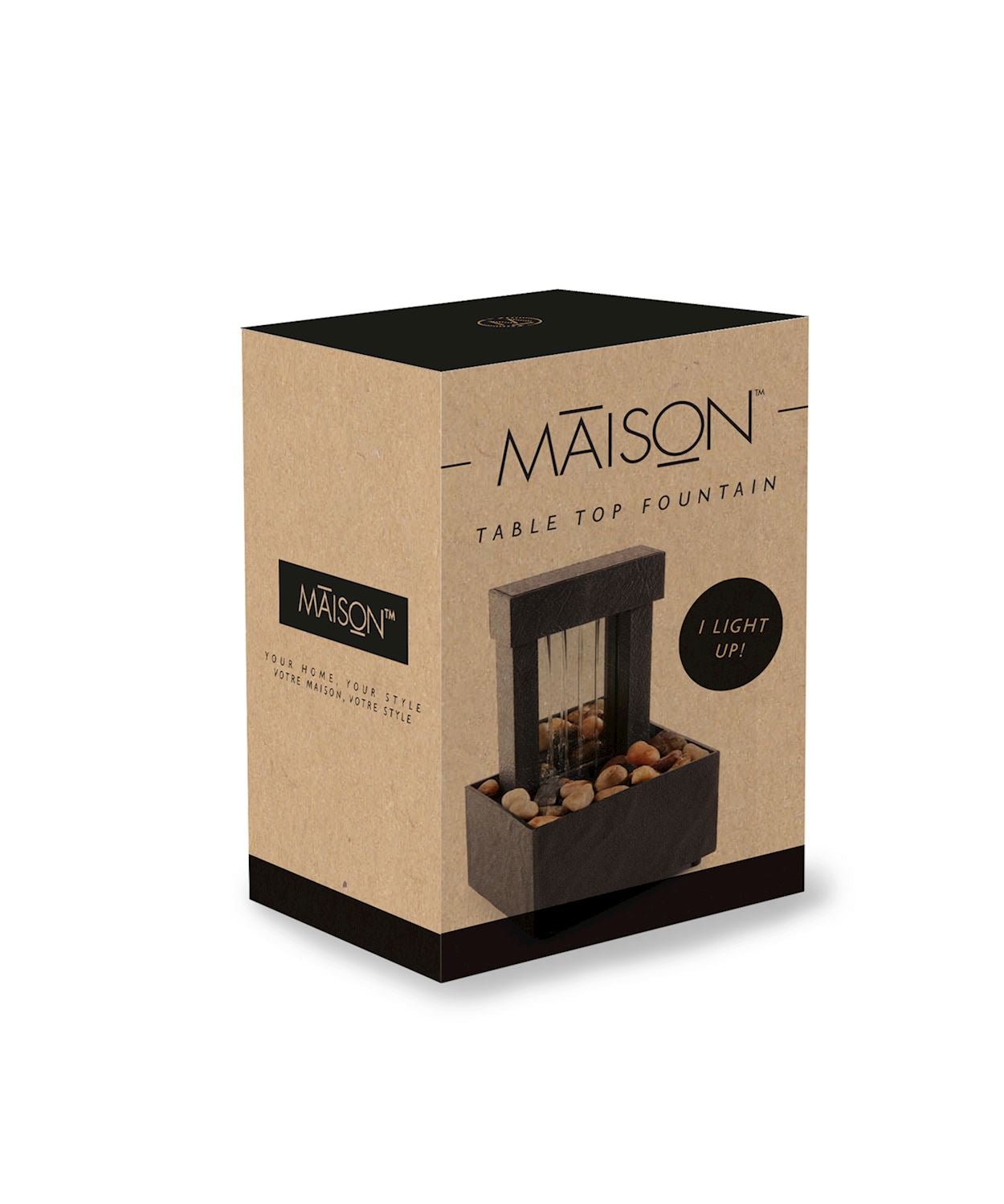 Reflections LED Mirrored Table Fountain