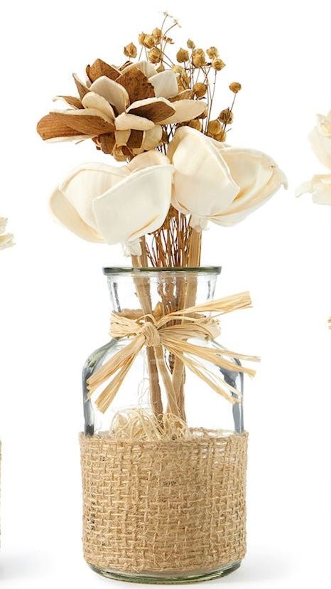 Natural Dried Flowers in Glass Jar