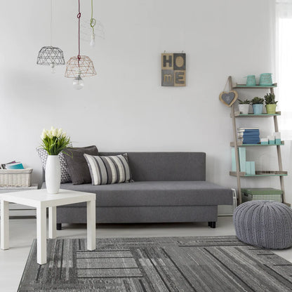 Esterno Urban Silver area rug 4 x 6