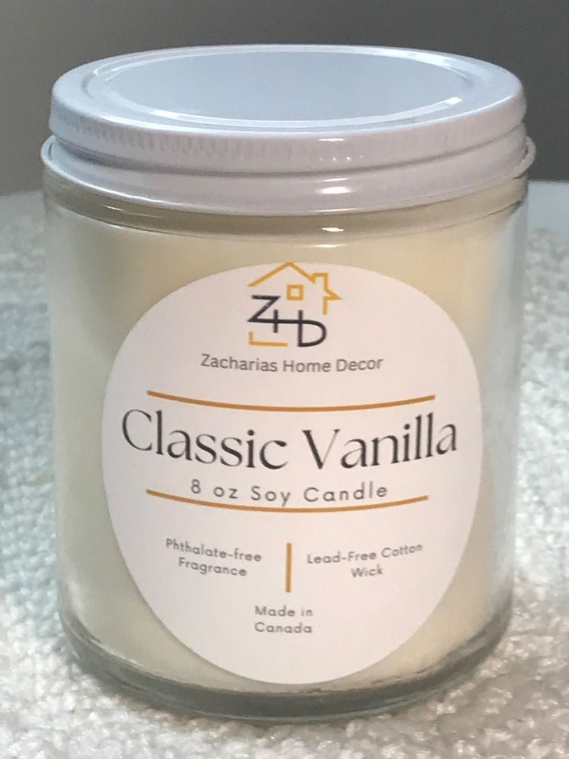 Classic Vanilla Soy Candle 8 ounce